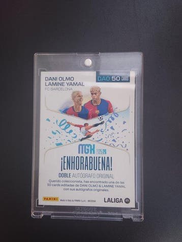 2025/26 Panini MGK 2025/26 Lamine Yamal, Dani Olmo Carte, Nieuw