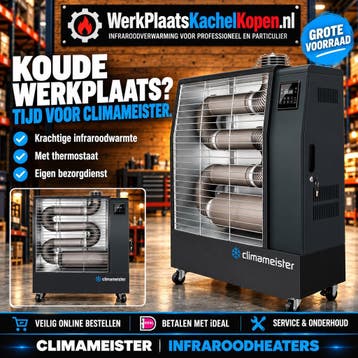 Infrarood heater diesel Werkplaatskachel Climameister, Ophalen