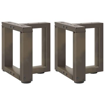 vidaXL Salontafelpoten 2 st T-vormig 30x25x(30-31) cm staal, Verzenden
