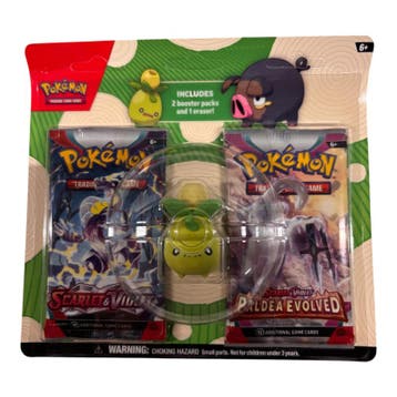 Pokémon TCG: Back to School Eraser Blister (2023) (NO2), Hobby en Vrije tijd, Verzenden, Nieuw