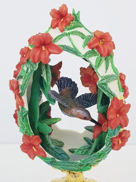Œuf Fabergé - Franklin Mint - Treasure in the garden, Antiek en Kunst, Curiosa en Brocante