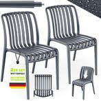 Tuinstoelen - Weerbestendig - Met armleuning - Set van 2 - A, Tuin en Terras, Tuinstoelen, Verzenden, Nieuw