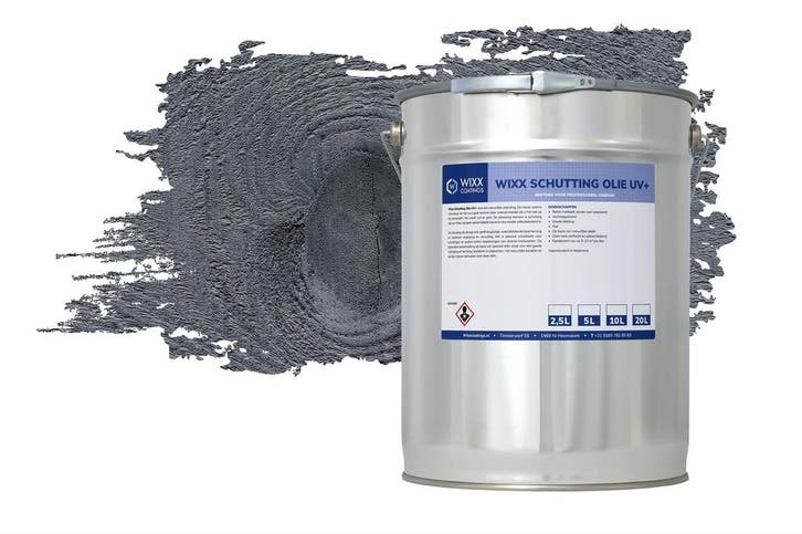 Wixx Schuttingolie UV+ Antraciet 10L, Doe-het-zelf en Bouw, Verf, Beits en Lak, Nieuw, Verzenden