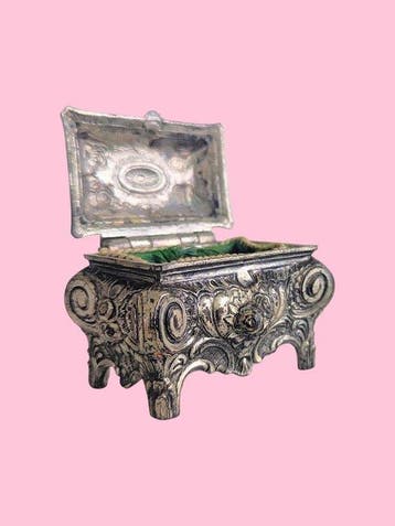 Boîte à bijoux - 1900-1910 - France - Baroque - En alliage