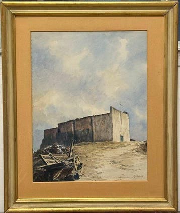 Guglielmo Micheli (1866-1926) - Casolare