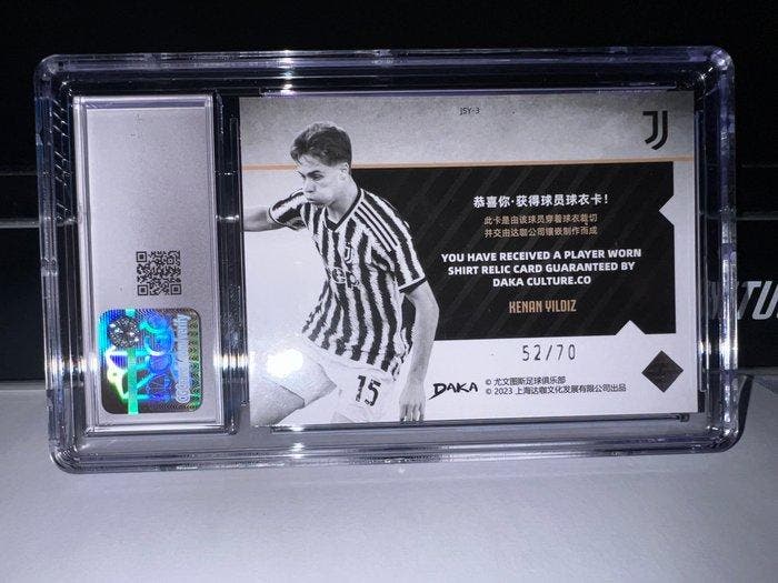 2023/24 DAKA DAKA Juventus Kenan Yildiz Rookie Card /70, Collections, Autocollants