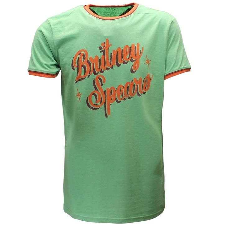 Britney Spears Retro Ringer T-Shirt - Officiële Merchandise, Kleding | Heren, T-shirts