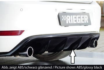 Rieger diffuser | Golf 6 GTI - 3-drs., 5-drs., Cabrio | stuk, Verzenden