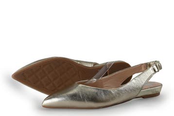 Manfield Slingbacks in maat 37 Goud, Overige kleuren, Verzenden, Zo goed als nieuw, Manfield