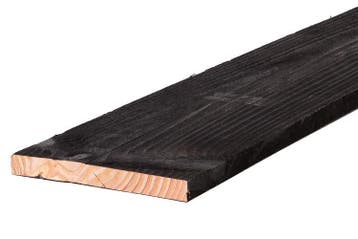 Zwarte Douglas planken | Tuinplanken | Zwart Zweeds Rabat, Ophalen of Verzenden, Planken