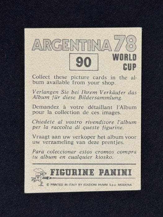 1978 Panini Argentina 78 World Cup, - France: Michel Platini, Verzamelen, Stickers