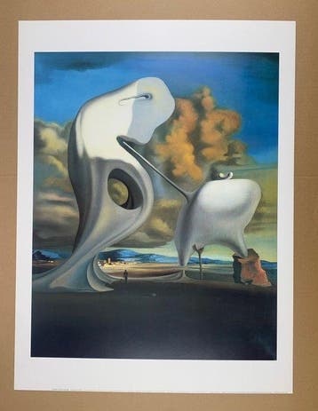 Salvador Dali (1904-1989) - L Angelus Architectonique de, Antiek en Kunst