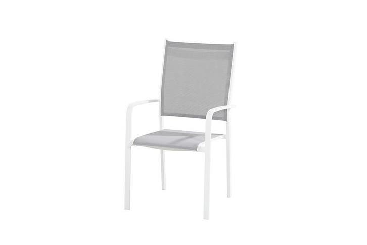 Taste by 4 Seasons Outdoor Tosca stapelbare tuinstoel wit |, Jardin & Terrasse, Ensembles de jardin