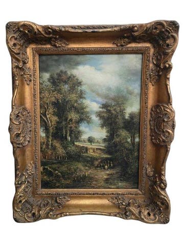 After John Constable (1776-1837) - El maizal