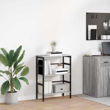 vidaXL Boekenplank 2-laags 40 x 29.5 x 115 cm Bewerkt hout, Verzenden, Nieuw