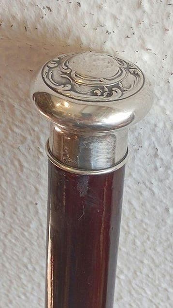 Wandelstok - .800 zilver - 1890-1910, Antiek en Kunst