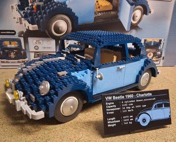 Lego Set - 10187 - Creator Expert - Volkswagen Beetle /