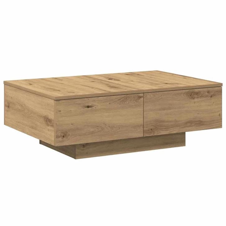 Salontafel Eiken 90x60 - Retour deal - 41% korting!, Maison & Meubles, Tables | Tables de salon, Envoi