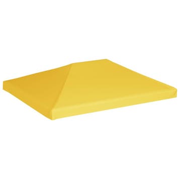 vidaXL Prieeldak 270 g/m² 4x3 m geel, Verzenden