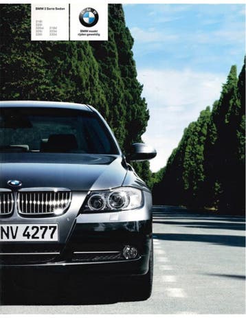 2006 BMW 3 SERIE SEDAN BROCHURE NEDERLANDS, Ophalen of Verzenden