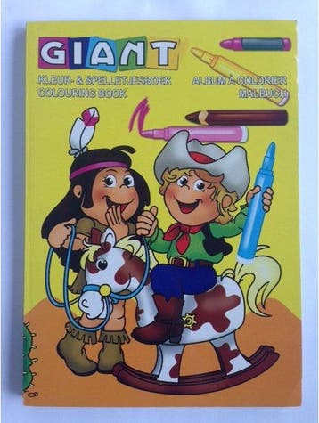 Kleurboek Giant 208 Pag, Verzenden, Nieuw