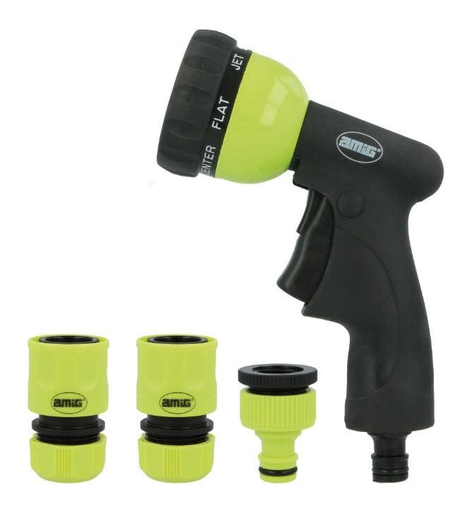 AMIG Tuin bewateringsset met 7-standen sproeikop Mod. R36, Tuin en Terras, Bewateringscomputers, Nieuw