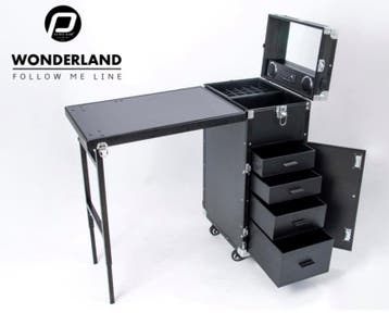 Mobiele manicure tafel koffer model met bluetooth muziek, Verzenden, Nieuw, Hand- en Voetverzorging