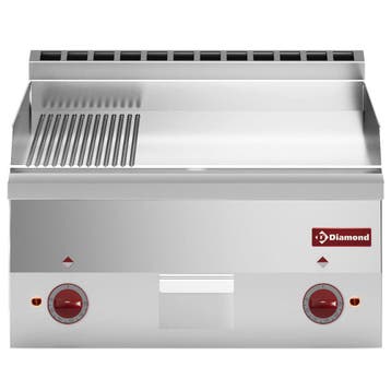 Bak-/Grillplaat | PRO 600 | Elektrisch | Glad/Gegroefd, Verzenden