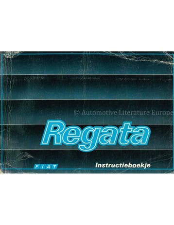 1986 FIAT REGATA INSTRUCTIEBOEKJE NEDERLANDS