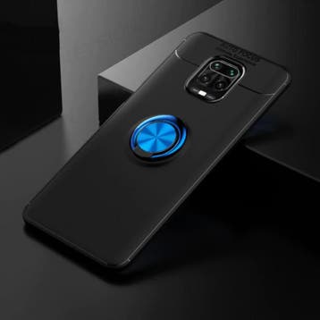 Xiaomi Redmi 9A Hoesje met Metalen Ring  - Auto Focus, Verzenden