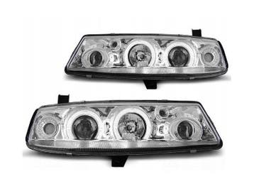 Angel Eyes koplampen Chrome geschikt voor Opel Calibra, Autos : Pièces & Accessoires, Verzenden