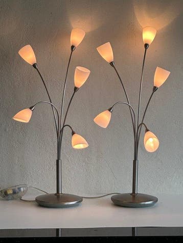Steinhauer - Lamp (2) - Space Age - Metaal, glas - Design