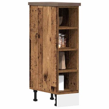 vidaXL Onderkast 20x44,5x81,5 cm bewerkt hout oud, Huis en Inrichting, Verzenden, Nieuw