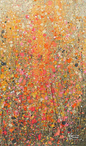 Violeta Endo - Petal Parade. XXL, Antiek en Kunst, Kunst | Schilderijen | Modern
