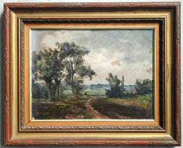 Léon Bopp Du pont (1840-1924) - Sous un ciel nuageux