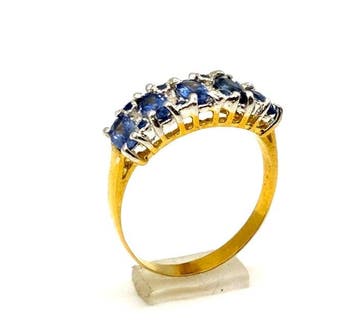 Sans prix de réserve - Bague déternité - 9 carats Or jaune,