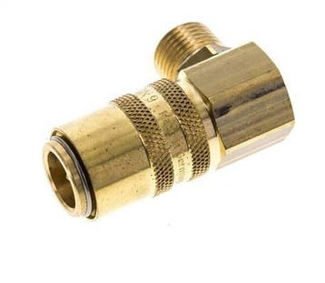 Coupleur de moule en laiton DN 9 Filets mâles M16x1.5 Double, Bricolage & Construction, Verzenden