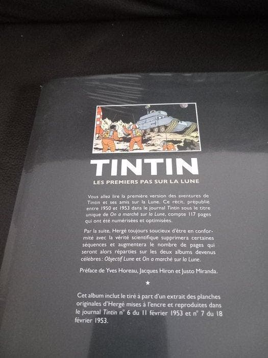 Tintin Hergé Moulinsart Tintin - Les premiers pas sur la, Boeken, Stripverhalen