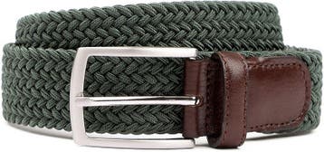 Profuomo Geweven Riem Groen maat 105 Heren, Kleding | Heren, Riemen en Ceintuurs, Verzenden, Echt leder, Nieuw, Profuomo