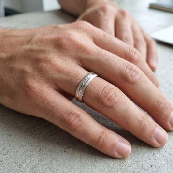 Zonder minimumprijs - UnoAErre - Ring - 18 karaat Witgoud -, Nieuw