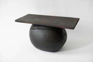 Ros Khavro - Table dappoint - Bois massif - Unique - style