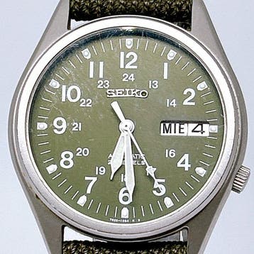 Seiko - Automatic Military - Zonder minimumprijs - 7S26-3060