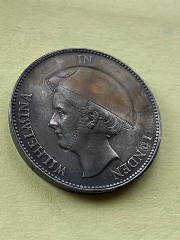 Pays-Bas. Wilhelmina. 1 Gulden 1940 Wilhelmina in Londen, Postzegels en Munten, Munten | Nederland
