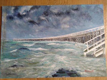 Daniel Declercq 91935-2017) - Staketsel aan de Noordzee