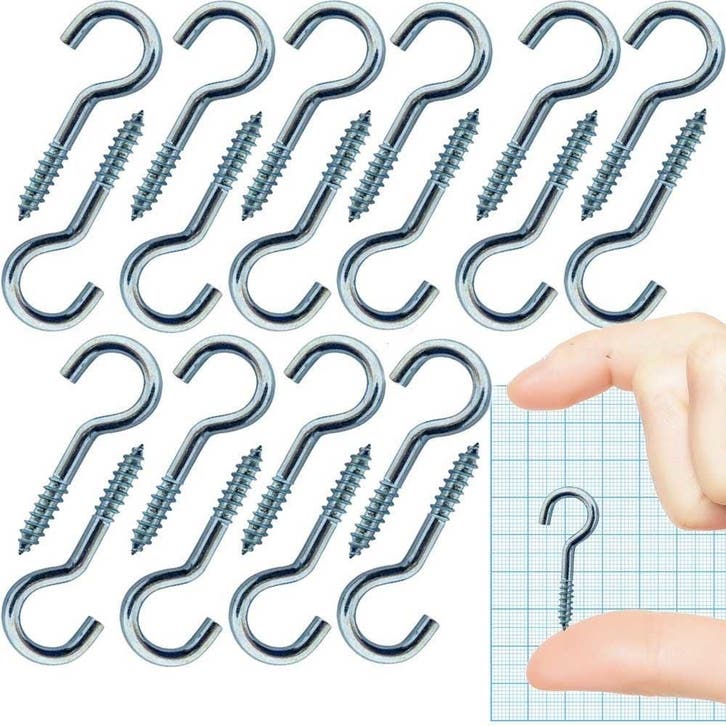 Schroefhaken 40mm - 20 stuks verzinkte uitvoering, Tuin en Terras, Overige Tuin en Terras, Verzenden