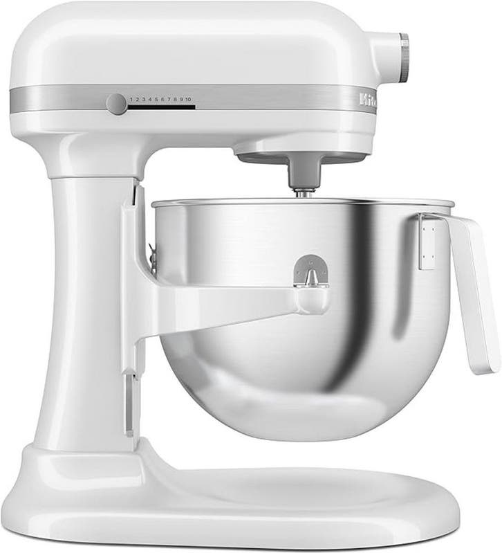 KitchenAid Artisan wit - keukenmachine in hoogte verstelbare, Elektronische apparatuur, Keukenmixers, Zo goed als nieuw, Verzenden