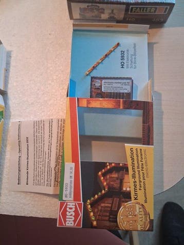 Faller, Busch H0 - 463, 5917, 5932, 5933 - Décor de train, Hobby & Loisirs créatifs