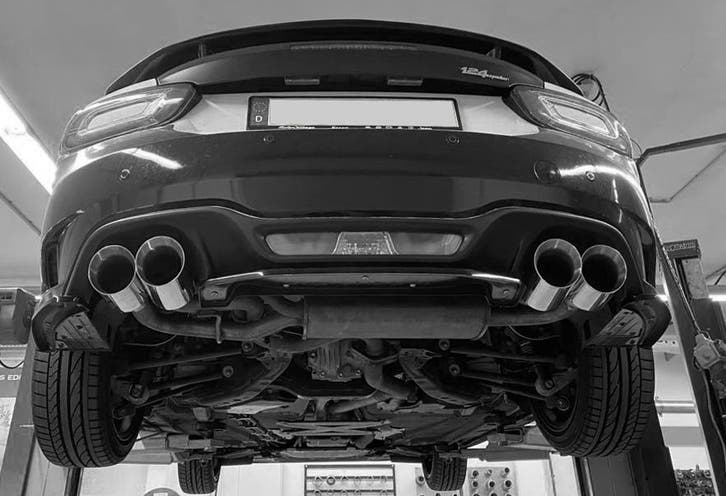 FOX Fiat 124 Spider Abarth uitlaatpijpen rechts/links - 2x10, Autos : Pièces & Accessoires, Systèmes d'échappement, Envoi