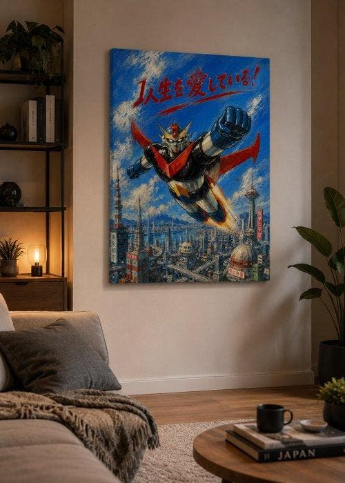 Onbekende kunstenaar - Mazinger - Amo la vita!, Antiquités & Art, Antiquités | Jouets