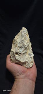 Paleolithisch Vuursteen Bifaciaal Mousterien gereedschap van